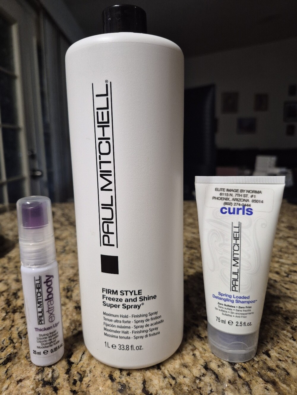 Paul Mitchell Firm Style Freeze & Shine Super Spray 33.8 oz Plus Extras